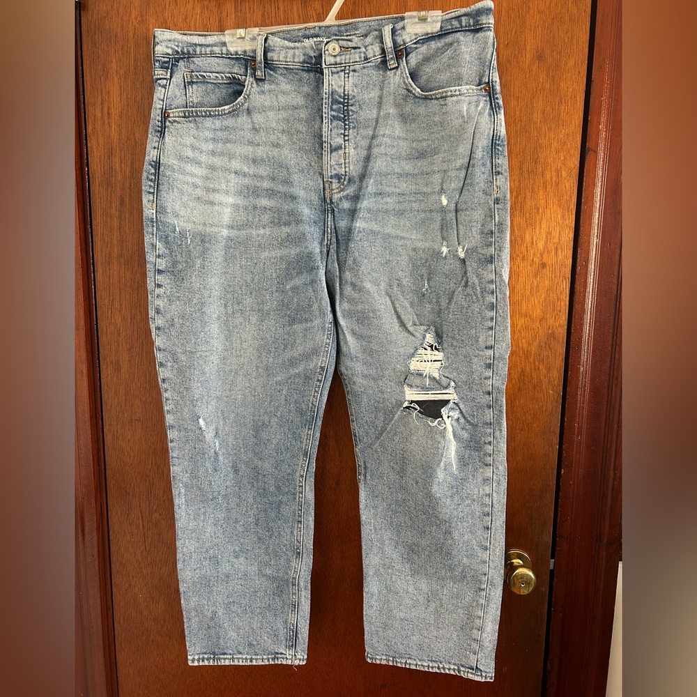 Old Navy Light Blue Denim Jeans - Picture 2 of 4
